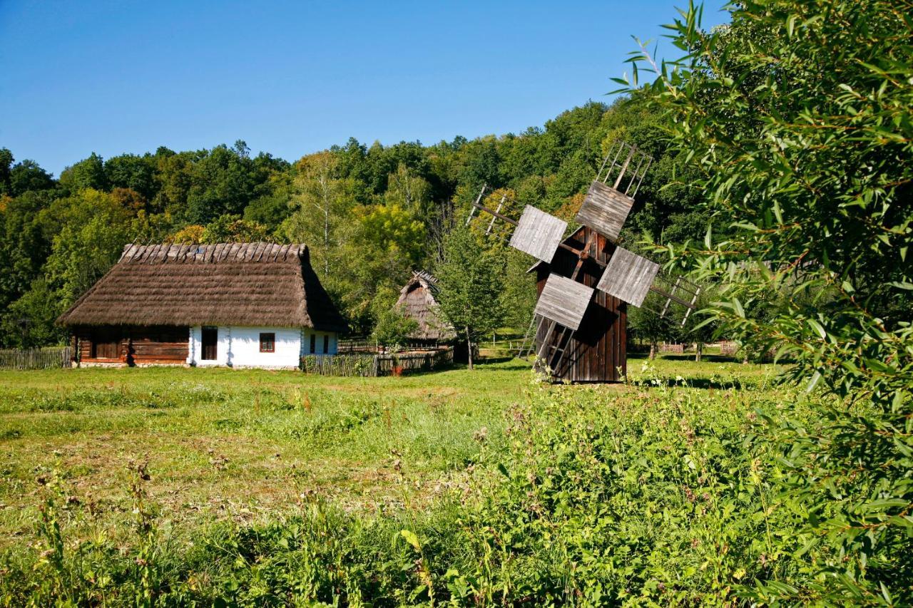 Domek Skowronek Z Basenem Lesko Exterior photo
